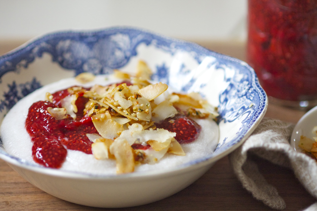 Dairy Free Coconut “Yogurt” and Berry Vanilla Chia Jam