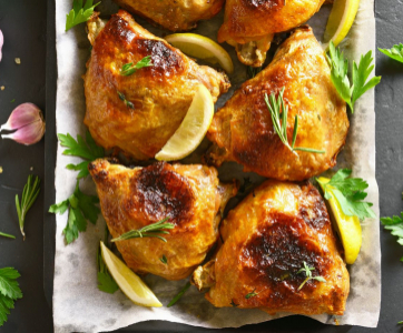 Lemony Roasted Chicken