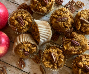 Sweet Potato Pecan Muffins